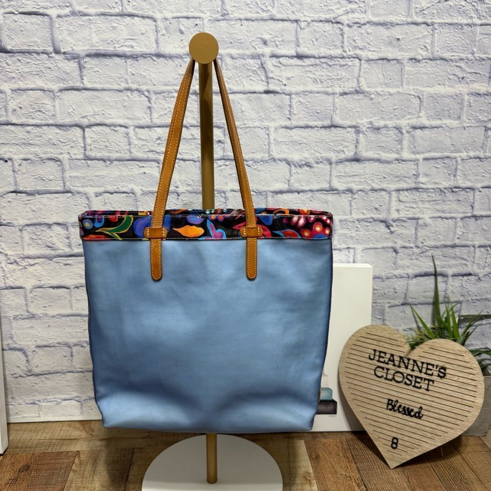 Consuela Austin Sophie Blue Floral large Tote Bag